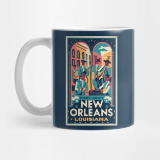 A Vintage Travel Art of New Orleans - Louisiana - US Mug